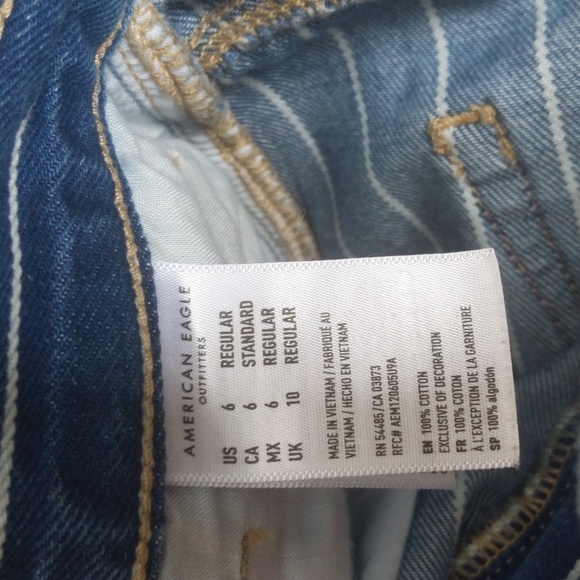American Eagle Denim Striped Jeans - Picture 9 of 12